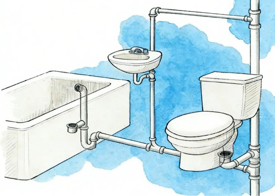 家中排水慢、有異味？從不起眼的管道“彎頭”找原因