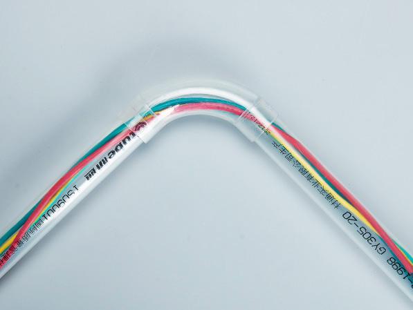 PVC透明上墻彎 PVC透明上墻彎