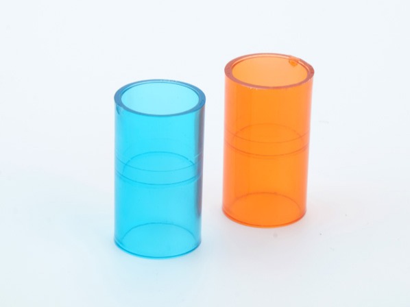 PVC紅藍透明線管直通